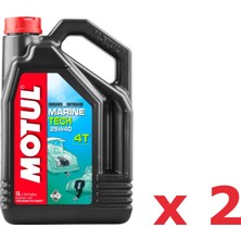 Akamarin Motul Marıne Tech 4t 25W-40 Tekne Motor Yağı 5 L 2 Adet