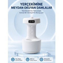 Die Grup Dekoratif Hava Nemlendirici 800 ml Sessiz Aroma Difüzör Anti Yerçekimi Su Efektli