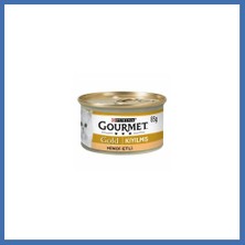 Gourmet Kıyılmış Hindi Etli Yetişkin Kedi Konservesi 85 gr Evcem
