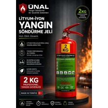 Ünal Grup 2 Litre Bioversal Elektrikli Araçlar ve Lityum-Iyon Batarya (Pil, Akü) Yangın Söndürme