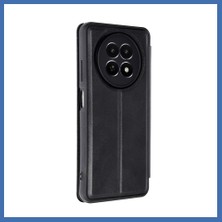 Evçem Realme 12 5g Uyumlu Kılıf Flip Cover - Siyah Evcem