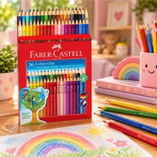 Faber Castell 36 Renk Kuru Boya Kalemi Karton Kutu