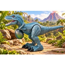 Asya Kumandalı T-Rex Dinozor Sesli Işıklı Uzaktan Kumandalı Oyuncak 3+ Yaş