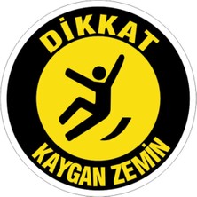 Ünal Grup Dikkat Kaygan Zemin Yer Etiketi