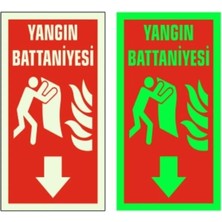 Ünal Grup Fosforlu Yangın Battaniyesi Yön Levhası