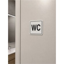 Ünal Grup Pvc Sembol Bay Wc Levhası 12X12 cm Uv Baskı Kolay Montaj Ikaz Tabelası