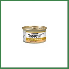 Gourmet Kıyılmış Hindi Etli Yetişkin Kedi Konservesi 24 Adet 85 gr BEZOS16