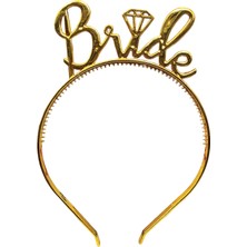 Arya Flowers Garden 3 Paket Taç Bride Gold - Parti Tacı