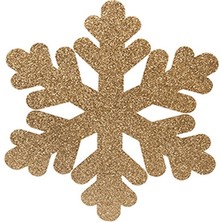 Arya Flowers Garden Strafor Gold Küçük Kar Tanesi 25X25 Çift Taraf - Yılbaşı Süsü