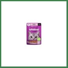 Whiskas Pouch Sos Içinde Somonlu Yetişkin Kedi Konservesi 85 gr BEZOS16
