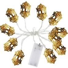 Arya Flowers Garden Ramazan Kutulu Metal LED Pencere (01) 30 - Dekorasyon Işığı