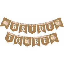 Arya Flowers Garden 3 Paket Zikzak Banner Bride To Be - Bekarlığa Veda Partisi