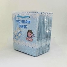 Arya Flowers Garden 14X17 Mavi Bebekli 25'li Çanta - Hediye Çantası