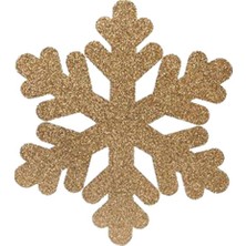 Arya Flowers Garden Strafor Gold Büyük Kar Tanesi 45 cm Çift Taraf - Yılbaşı Süsü