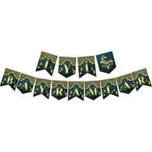 Arya Flowers Garden 3 Paket Zikzak Banner Iyi Bayramlar - Parti Süsü