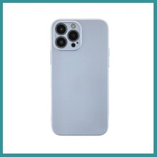 Bt Teknik iPhone 13 Pro Uyumlu Kılıf Nano Içi Kadife Silikon - Sky Blue Bez