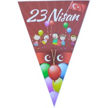 Arya Flowers Garden 5 Paket Üçgen Flama 23 Nisan - Parti Süsü