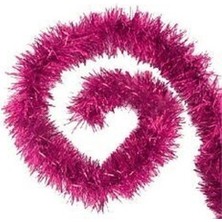 Arya Flowers Garden 3 Paket 6,5 cm Kalın Sim Süs Pembe - Yılbaşı Süsü