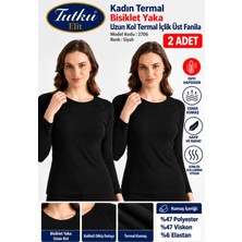 Tutku Elit Kadın Termal Bisiklet Yaka Uzun Kol Üst Içlik 2706 - 2 Adet