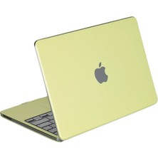 Milas Toptan mt Macbook Neo Şeffaf Macbook Kapak - Yeşil