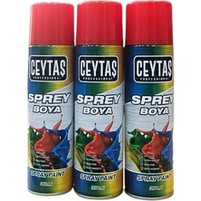 Milas Toptan mt Kırmızı Sprey Boya 200 ml ( 1ADET)
