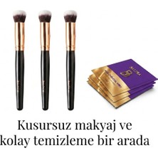 Nascita Profesyonel Oval Yapılı Kapatıcı Fırçası 3 Adet
