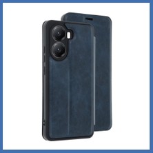 Evçem Poco X7 Pro Uyumlu Kılıf Flip Cover - Lacivert Evcem