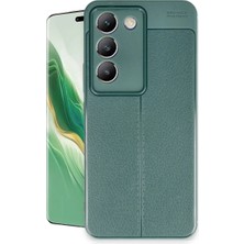 Milas Toptan 10 Vivo V30 Lite 4g Kılıf Auto Kapak - Koyu Yeşil