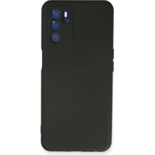 Milas Toptan 10 Oppo A16 Kılıf Nano Içi Kadife Silikon - Siyah