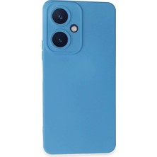 Milas Toptan 10 Vivo Y27 Kılıf Nano Içi Kadife Silikon - Mavi