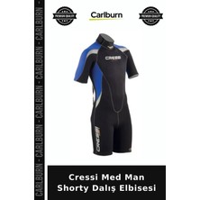 Carlburn Premium Cressi Med Man Shorty Dalış Elbisesi Yetişkin Yazlık Tatil