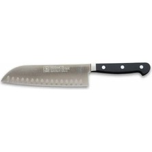 Hace Bazaar 61950 - Sıcak Dövme Oluklu Santoku Şef Bıçağı 18 cm