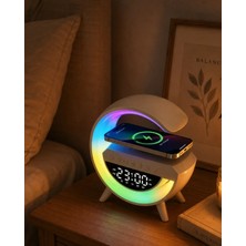 Hace Bazaar Rgb Işıklı Bluetooth Hoparlör Tf Kart ve Fm Destekli Kablosuz Ses Sistemi