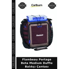 Carlburn Delux Serisi Flambeau Portage Beta Medium Duffle Balıkçı Çantası Seyahat Outdoor Erkek
