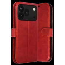Hace Bazaar Marsilyan™- Huawei Honor 600 Pro Trend S Plus Kapaklı Kılıf - Kırmızı