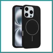 Bt Teknik Joko iPhone 16 Pro Uyumlu Kılıf Jully Magsafe Kapak - Siyah Bez