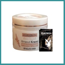 Bt Teknik Three Brand Arnavut Kremi Whitening Cream Aklık Kremi 100 ml + 1 Hediye Jel Bez