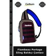 Carlburn Premium Flambeau Portage Sling Balıkçı Çantası Askılı Model Mini Çanta