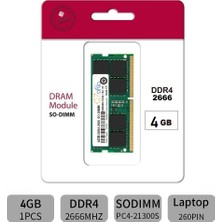 Retro Ntb 4gb 2666MHZ Ddr4 Notebook Ram Bellek