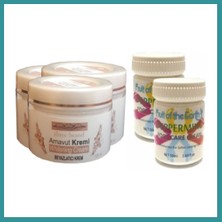 Bt Teknik Hintohu Three Brand 100ML Arnavut Aklıkkremi 3AD+FOOT Carecream 50ML Ayakbakımkremi Naneferahlığıve Bez