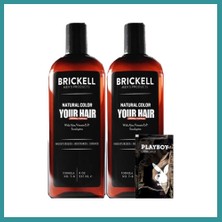 Bt Teknik Brickell Erkeklere Özel Anti-White 2 Adet 237 ml Sakal Bakım Şampuanı + Hediye Jel GZYSTR:0308 Bez