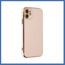 Evçem iPhone 12 Uyumlu Kılıf Volet Silikon - Pembe Evcem