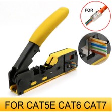 Retro Afila Cat7 Cat6 Cat5 RJ45 Sıkma Pensesi 6P6C, 6P4C, 6P2C, RJ11, RJ12 Network Pense V2