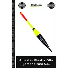 Carlburn Delux Serisi Albastar Plastik Olta Şamandırası 531 Balık Vuruşu Yem Yüzdürme Balıkçılık