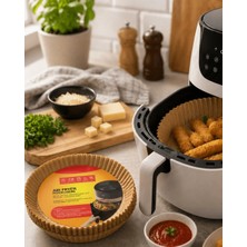 Milas Toptan mt 100 Parça Airfryer Kağıdı Tek Kullanımlık Temiz Pişirme Kağıdı
