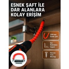 Milas Toptan mt 12 Parça Esnek Bits Uç Seti 300 mm Esnek Şaftlı Tornavida Uç Seti