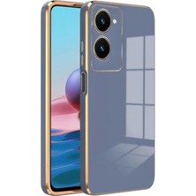 Happy Trend Vivo Y18 Için Kılıf Olive Plated Lavanta Grisi [Y18 ile Uyumlu Kılıf - Lavanta Grisi]