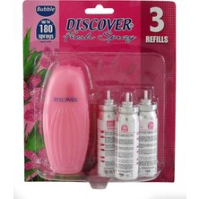 Discover-Fresh Spray Banyo Tuvalet Kokusu - Bubble 3 Yedekli