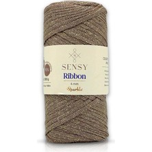 Happy Trend Ribbon Polyester Ip 200 gr Polyester Ribbon Makrome Ipi (Simli Vizon)