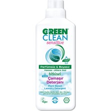 Green Clean Sensitive Parfümsüz Bitkisel Çamaşır Deterjanı 1000 ml